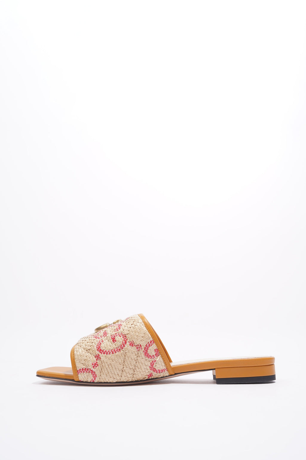 Gucci Jolie GG Beige / Red Raffia EU 38 UK 5