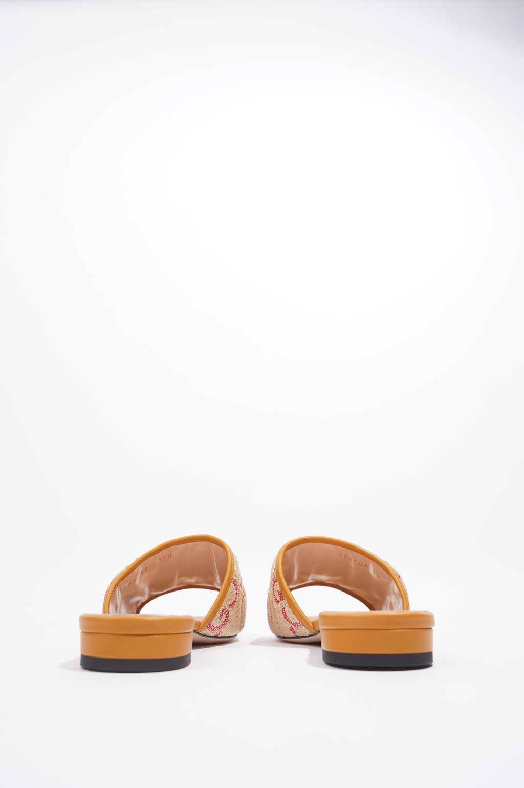 Gucci Jolie GG Beige / Red Raffia EU 38 UK 5