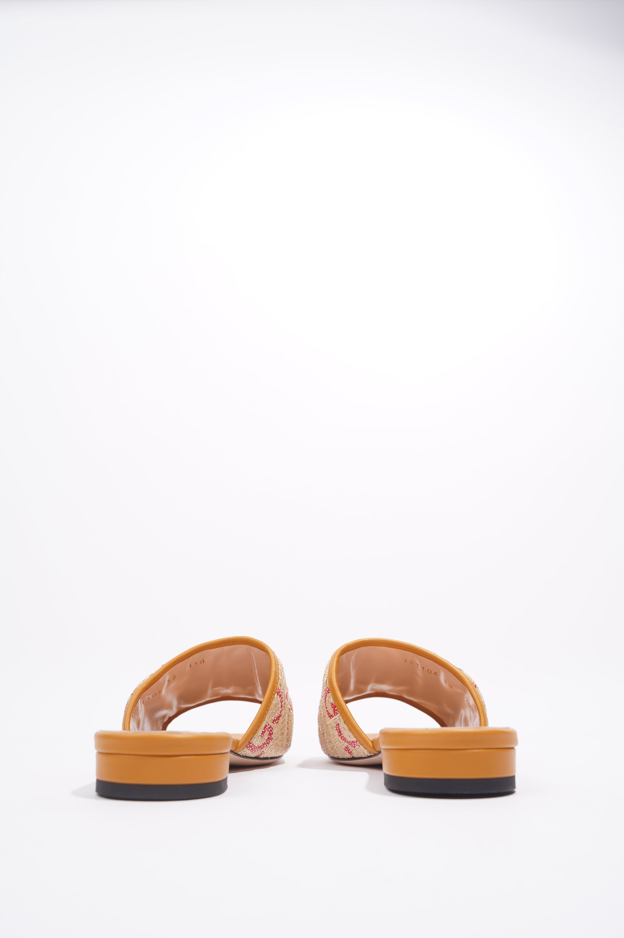 Gucci Jolie GG Beige / Red Raffia EU 38 UK 5