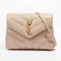 Saint Laurent Toy Lou Lou Greyish Brown Calfskin Leather