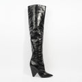 Saint Laurent Niki Boots Black Leather EU 40 UK 7