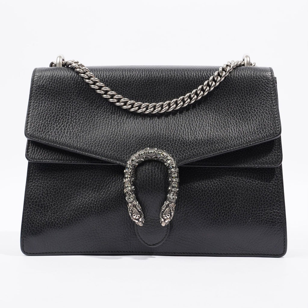 Gucci Dionysus Black Leather Medium