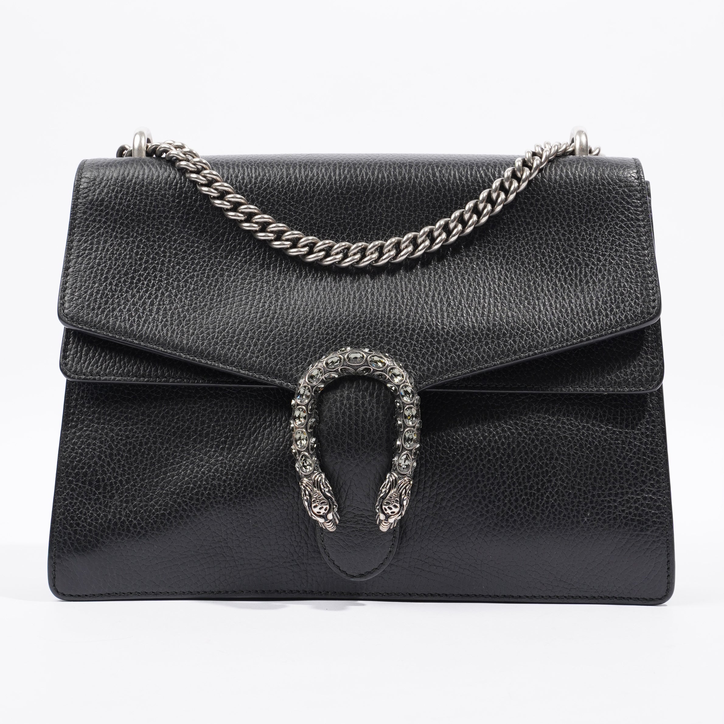 Gucci Dionysus Black Leather Medium