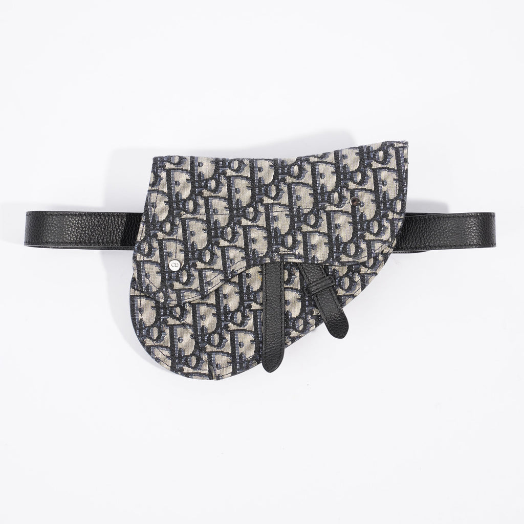 Christian Dior Saddle Belt Bag Oblique Canvas Mini