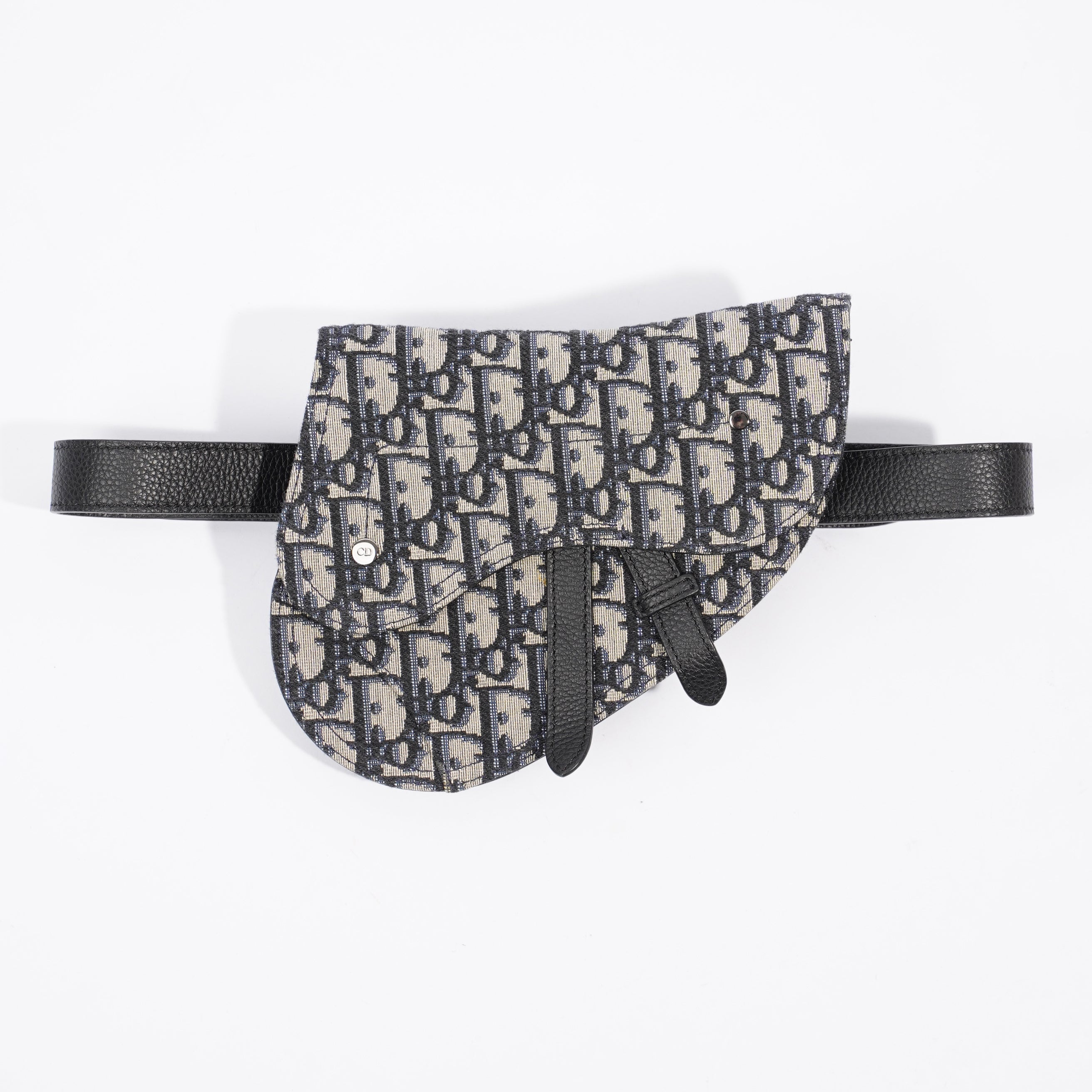 Christian Dior Saddle Belt Bag Oblique Canvas Mini
