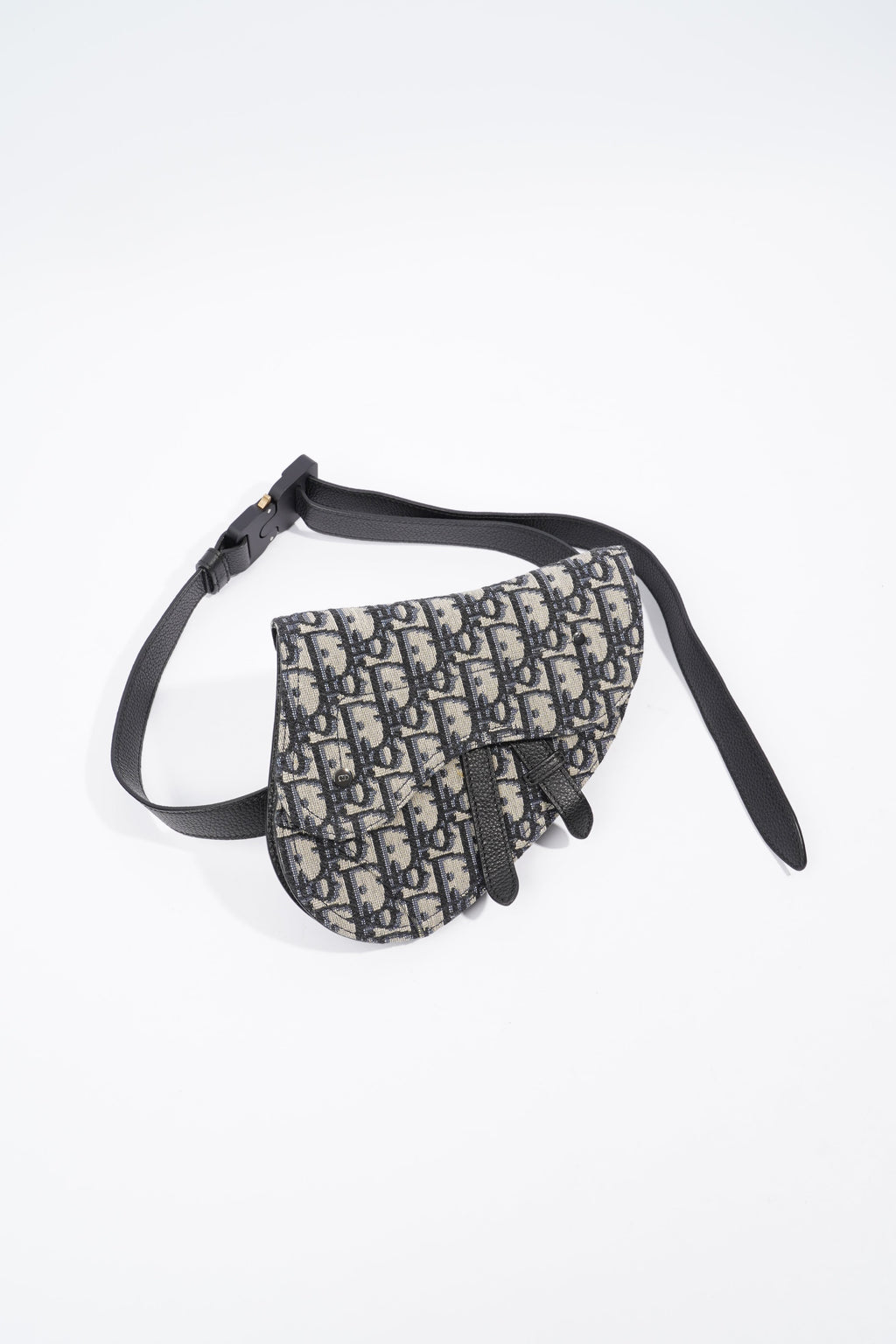Christian Dior Saddle Belt Bag Oblique Canvas Mini