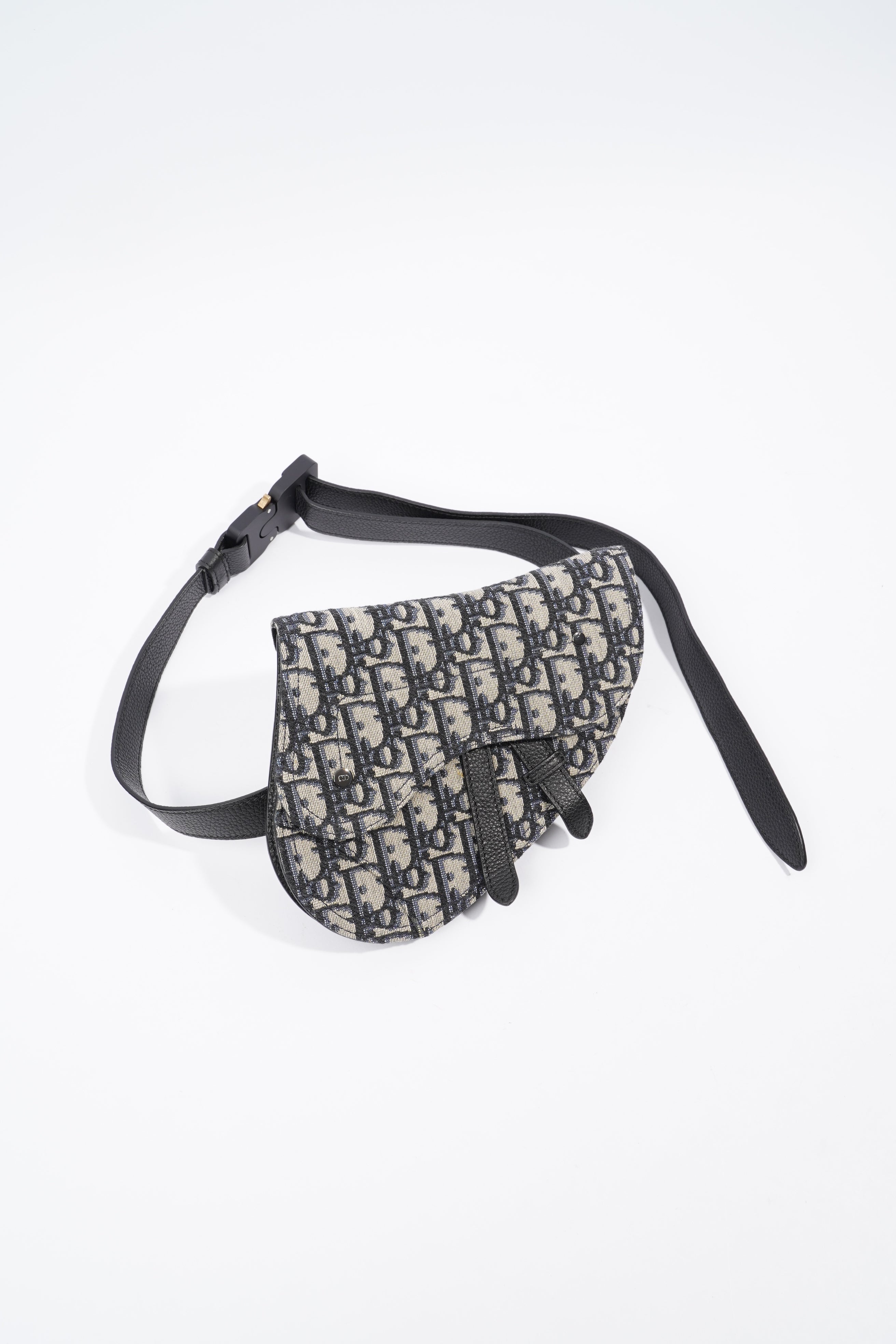Christian Dior Saddle Belt Bag Oblique Canvas Mini