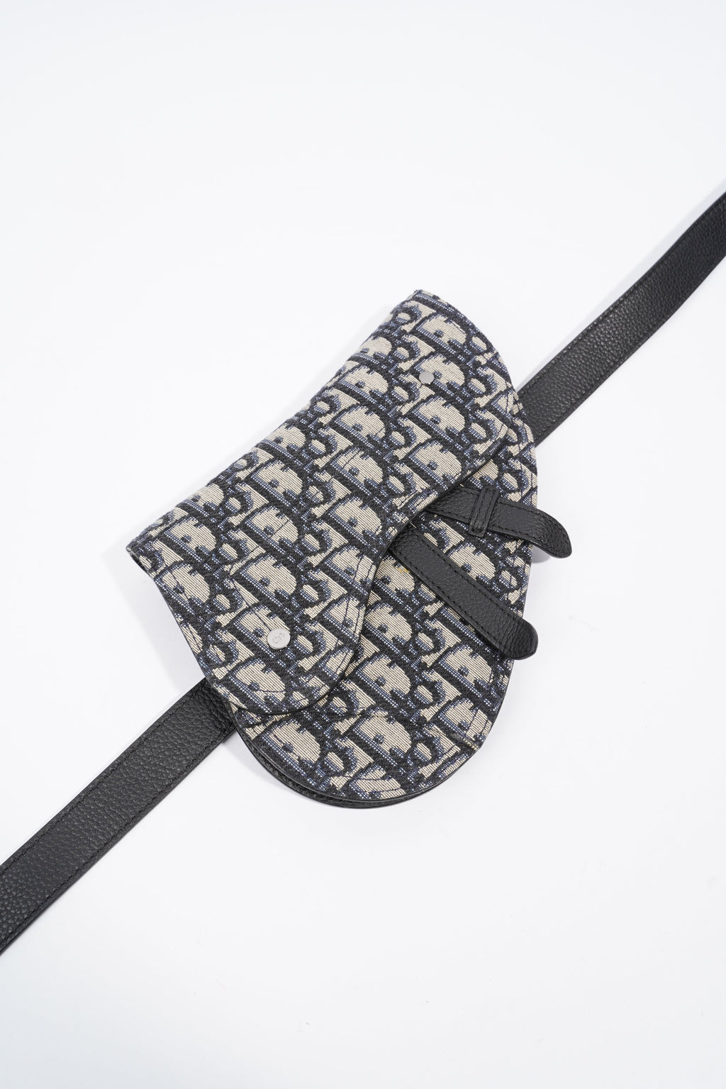 Christian Dior Saddle Belt Bag Oblique Canvas Mini