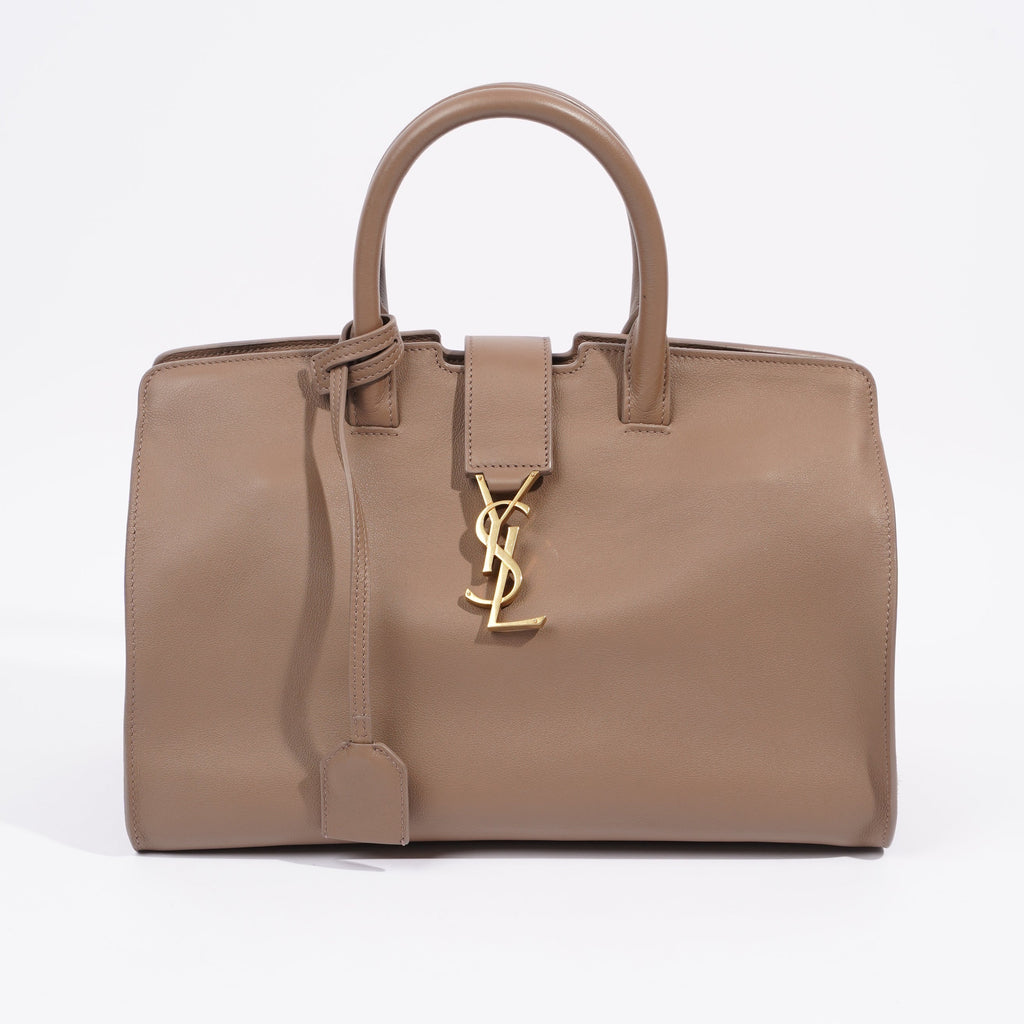 Saint Laurent Downtown Cabas Beige Calfskin Leather
