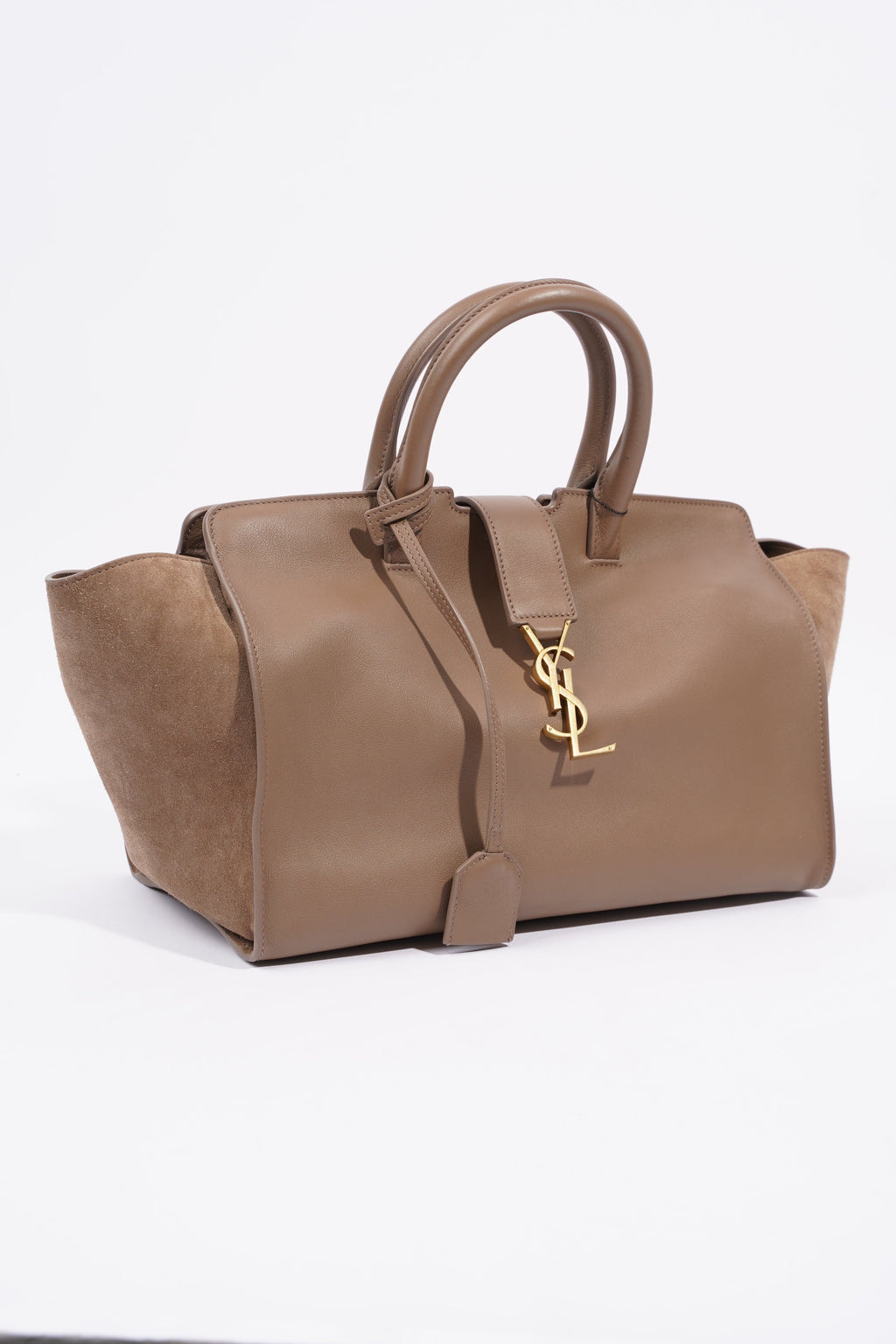 Saint Laurent Downtown Cabas Beige Calfskin Leather