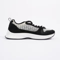 Christian Dior B25 Black / White / Black Oblique Mesh EU 41 UK 7