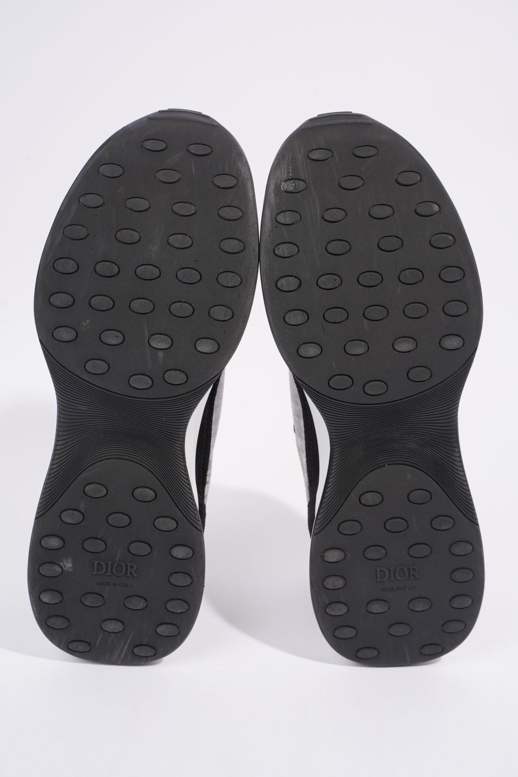 Christian Dior B25 Black / White / Black Oblique Mesh EU 41 UK 7