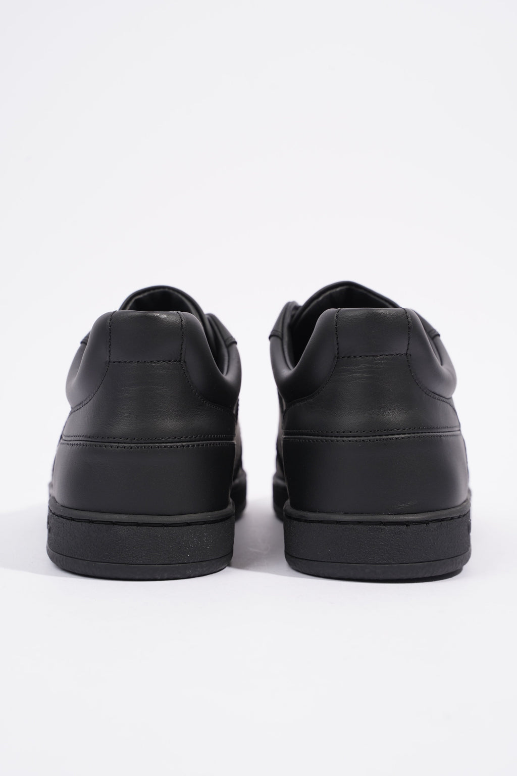 Christian Dior CD Low Top Sneaker Black Leather EU 38.5 UK 5.5