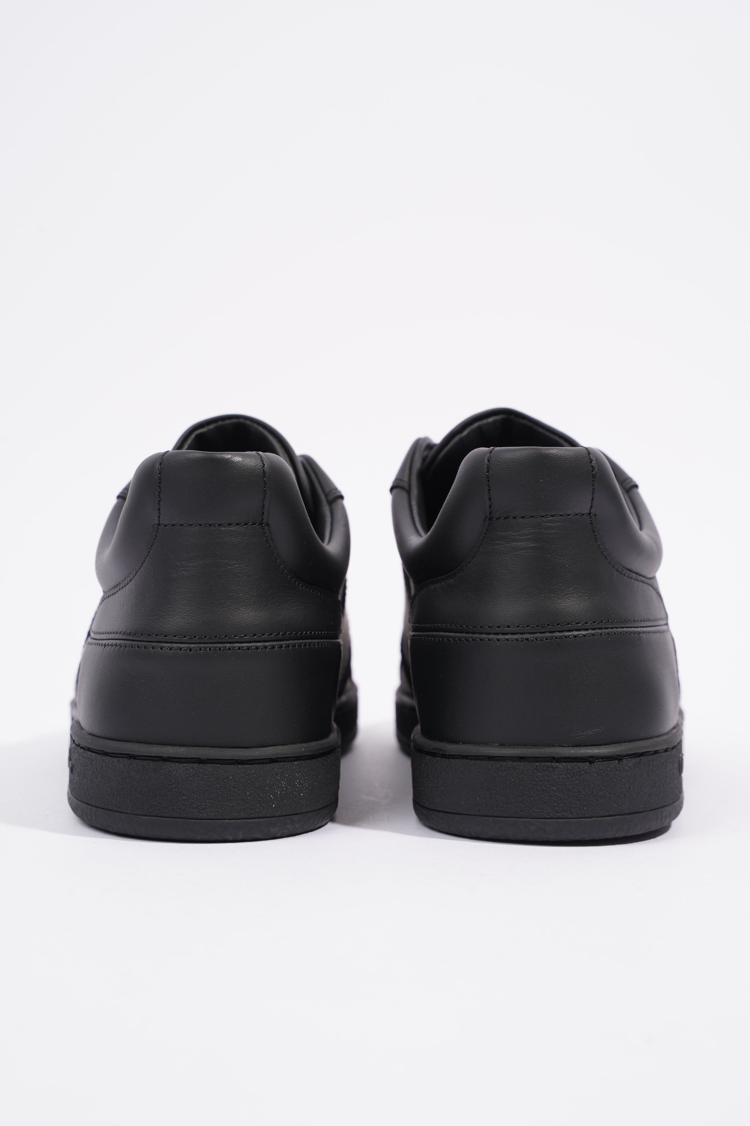 Christian Dior CD Low Top Sneaker Black Leather EU 38.5 UK 5.5