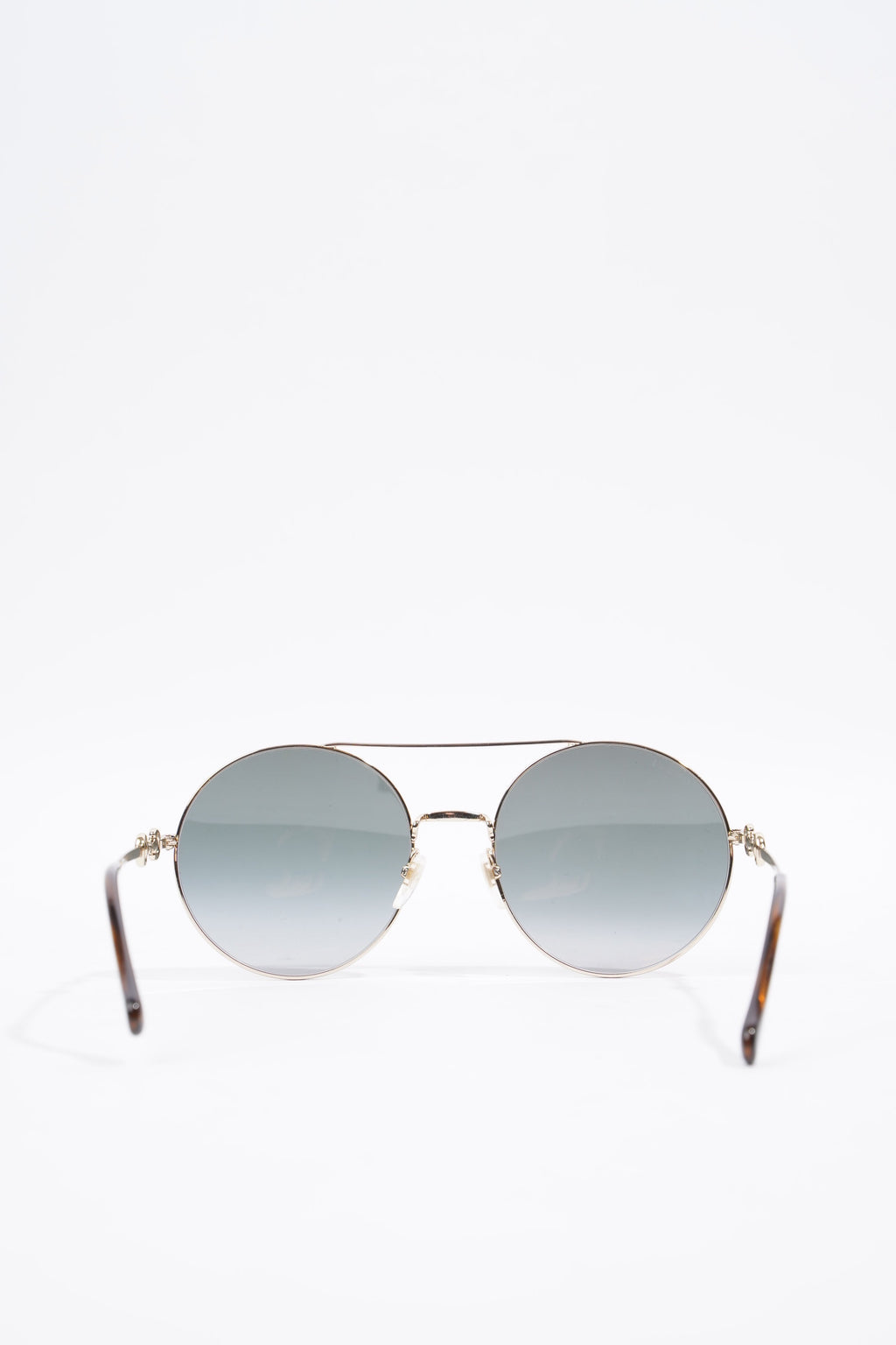 Gucci Round Sunglasses Gold / Black Lens Base Metal 59mm 20mm