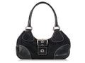 Prada Black Nylon Moon Bag