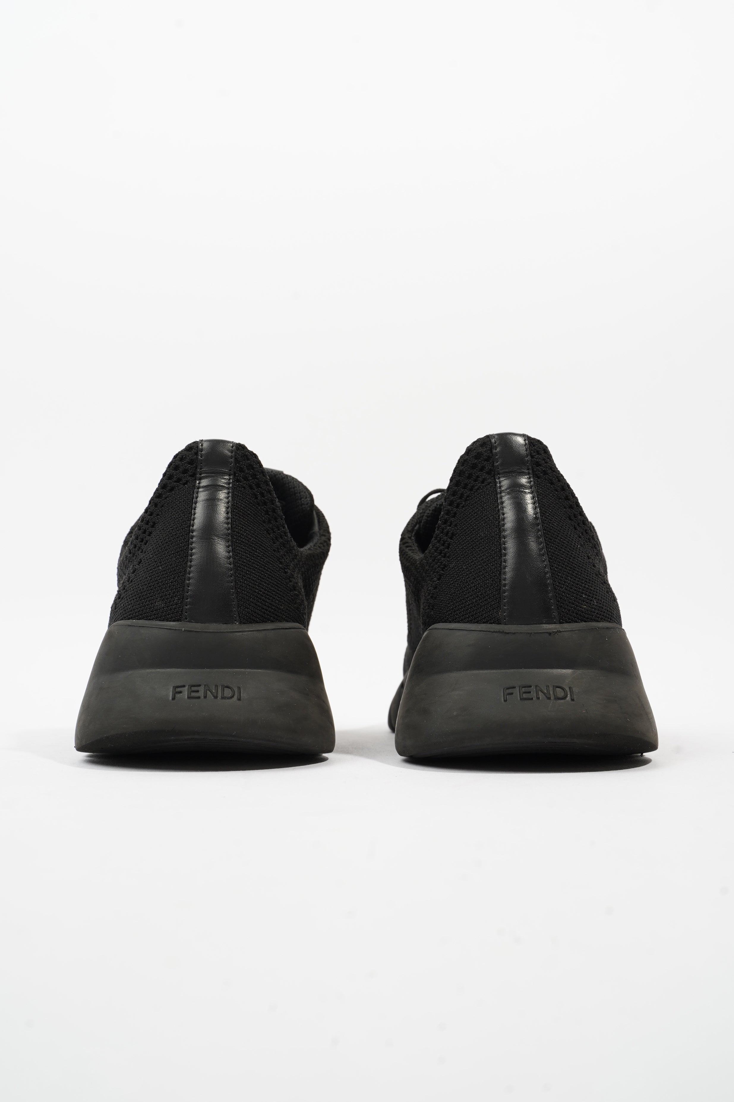 Fendi Monster Eyes Sneakers Black Mesh EU 43 UK 9