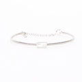 Fendi Baguette Bracelet Silver Base Metal Medium