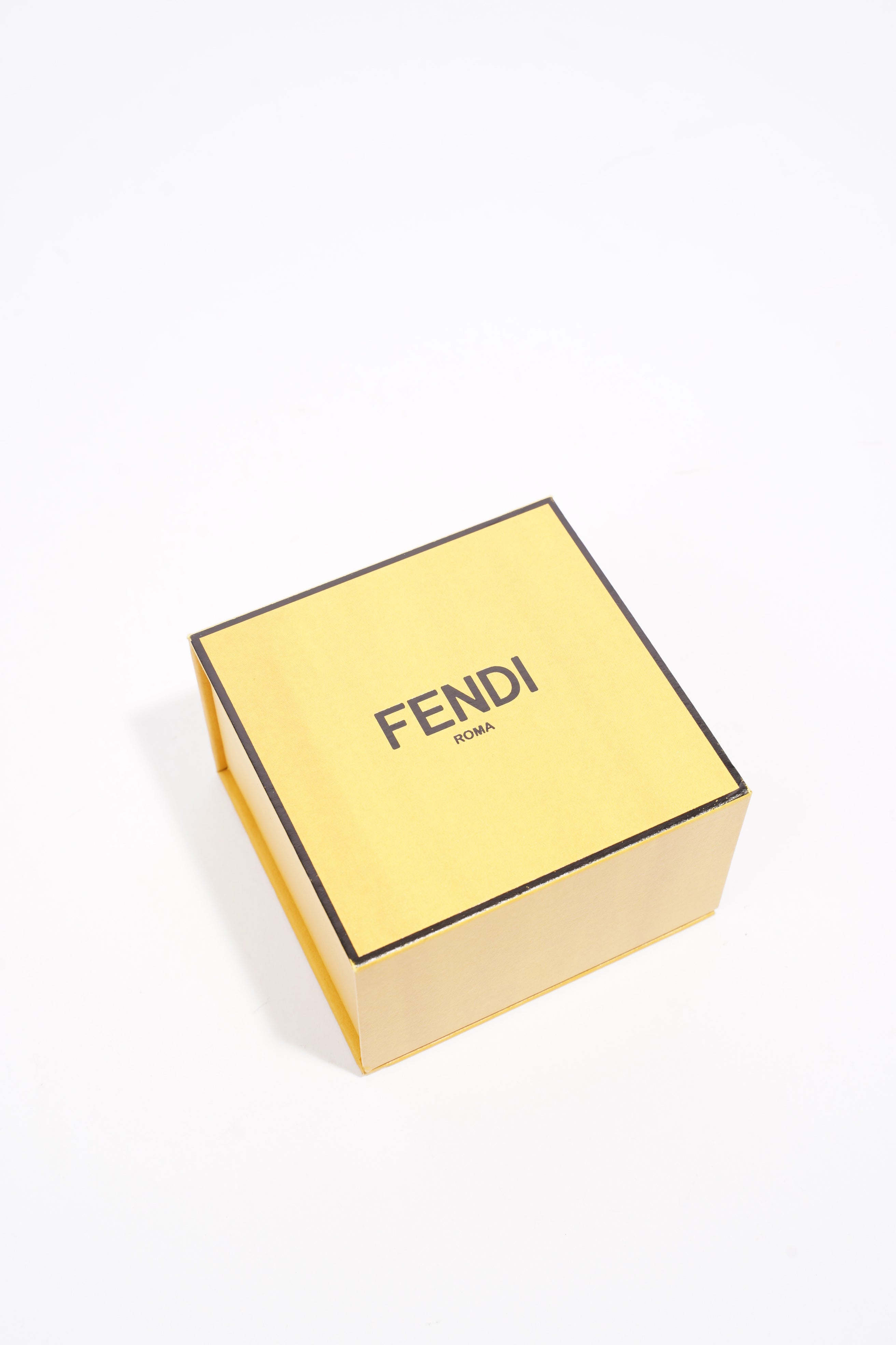 Fendi Baguette Bracelet Silver Base Metal Medium