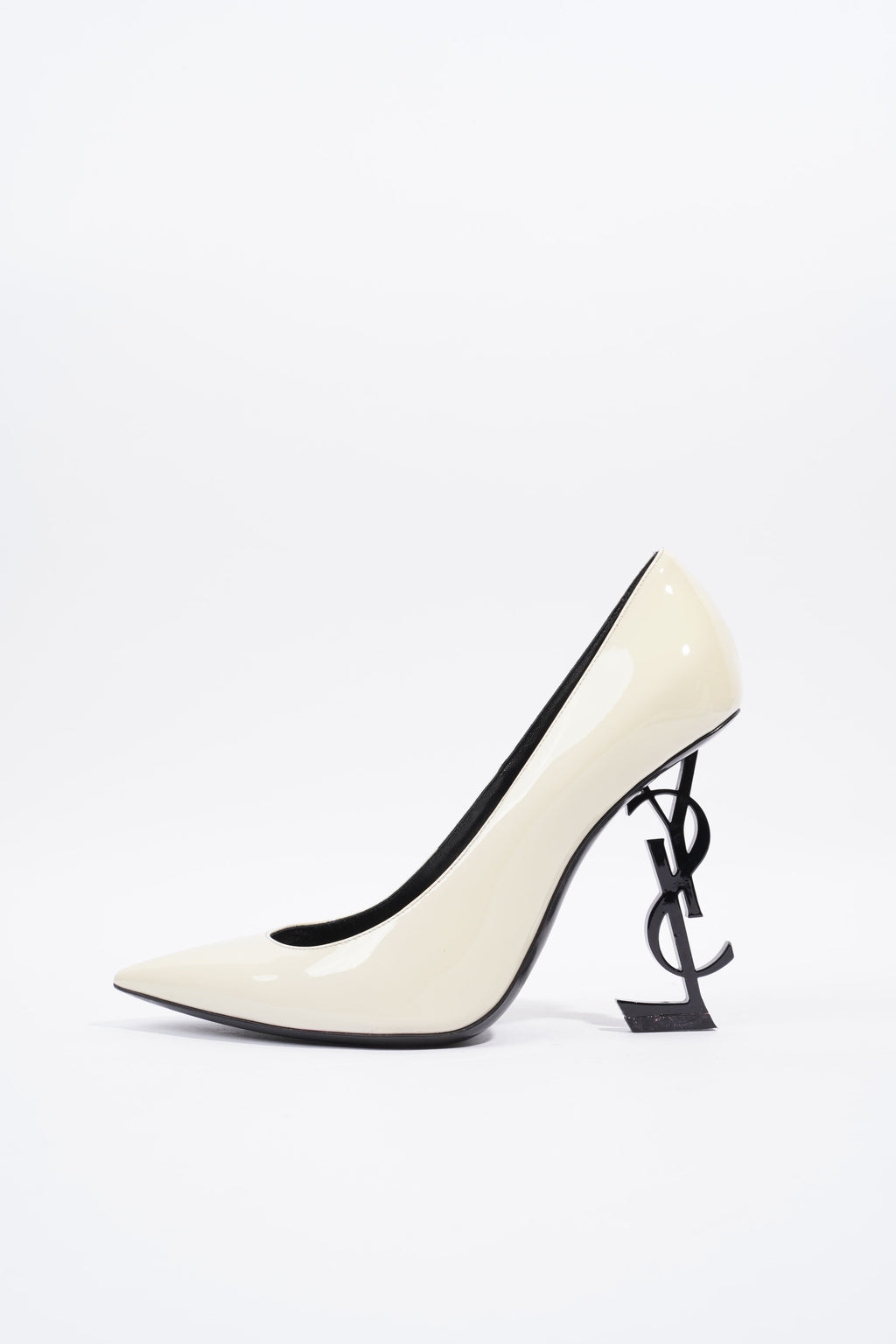Saint Laurent Opyum 110 Beige Patent Leather EU 38.5 UK 5.5