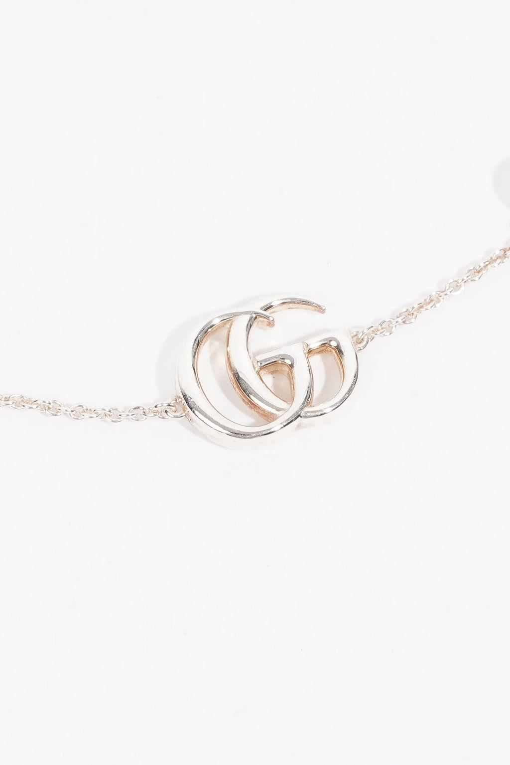 Gucci GG Marmont Mother Of Pearl Bracelet Silver / Pink Pearl Silver Sterling 18