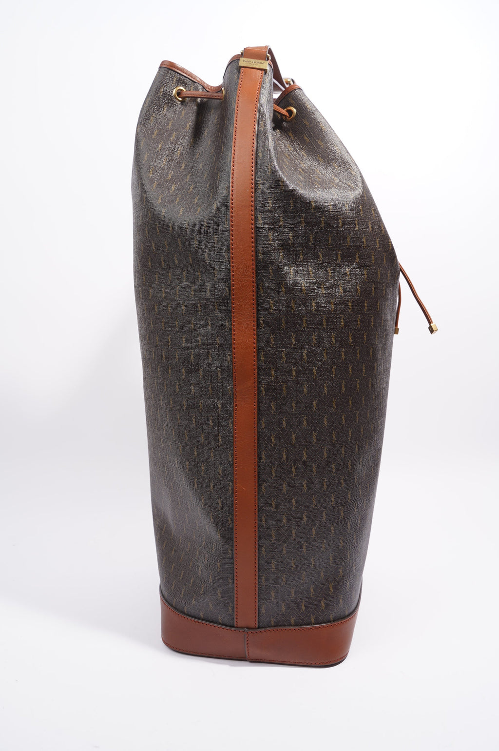 Saint Laurent Le Long Bucket Bag Monogram Canvas