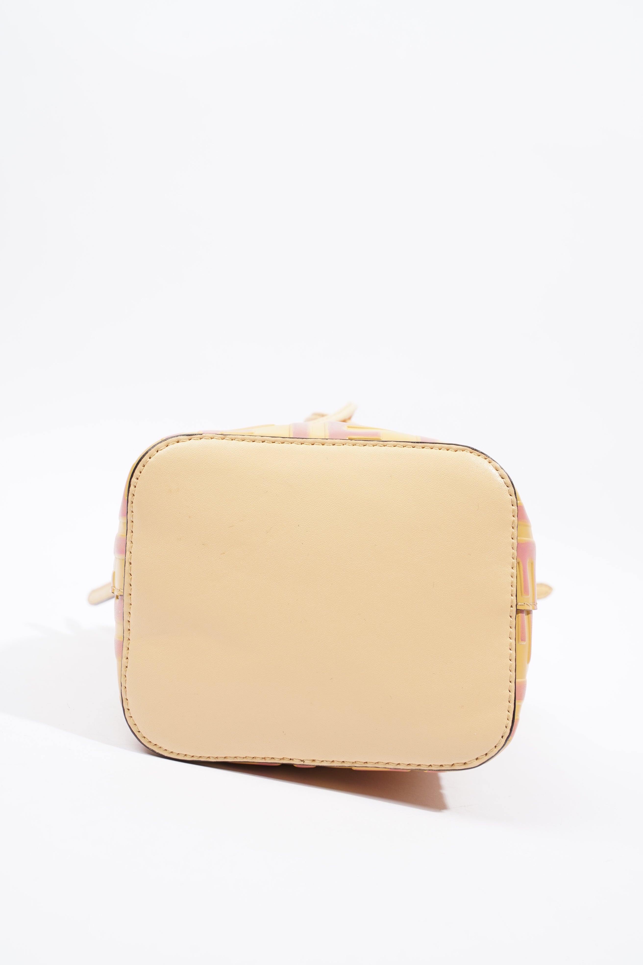 Fendi Mon Tresor Mustard / Pink Leather Mini
