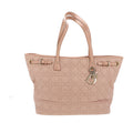 CHRISTIAN DIOR Panarea Shoulder Bag in Pink Canvas