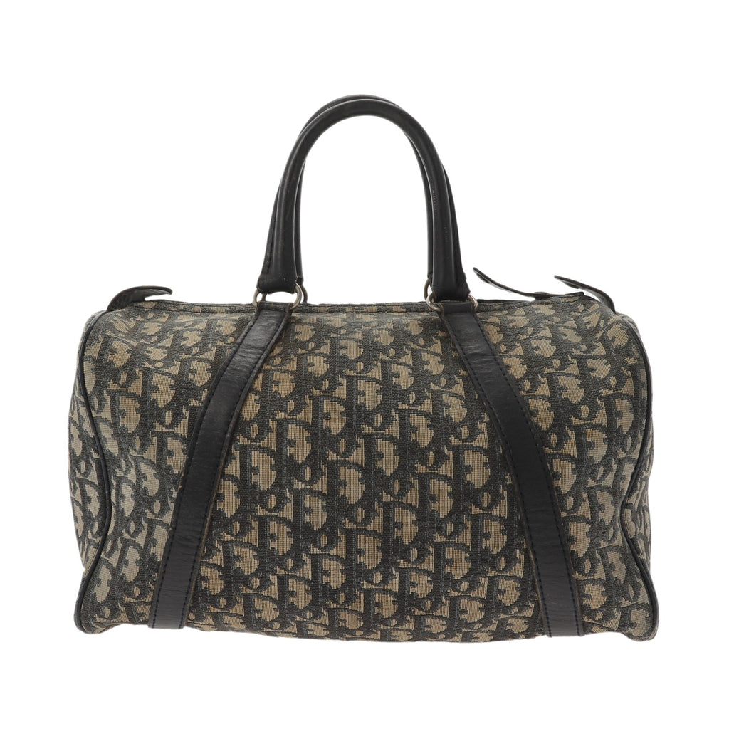CHRISTIAN DIOR Bowling Handbag in Blue Fabric