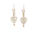 CHRISTIAN DIOR Earrings in Golden Metal