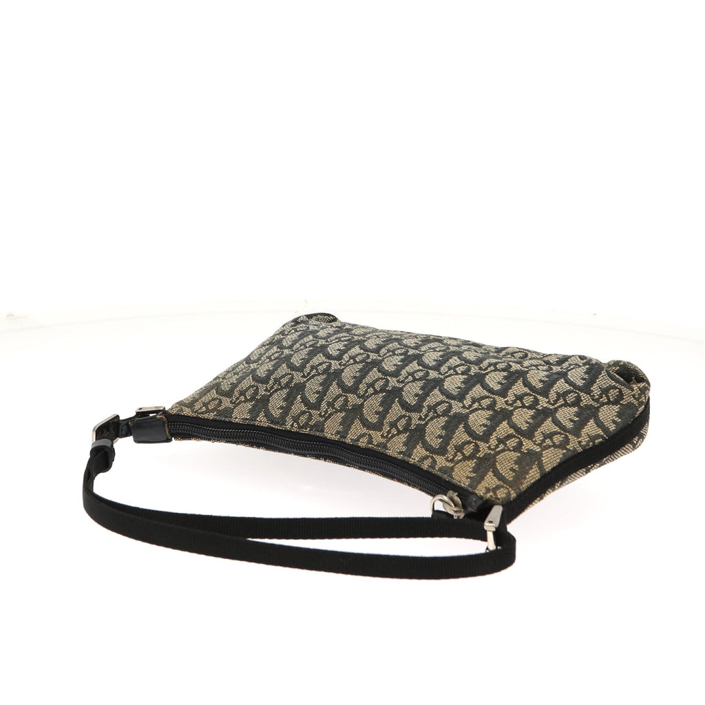 CHRISTIAN DIOR Shoulder Bag in Blue Fabric