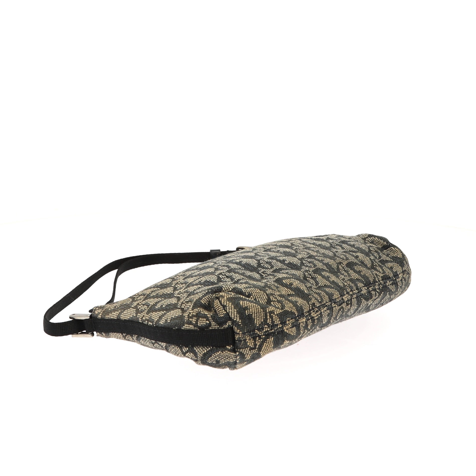 CHRISTIAN DIOR Shoulder Bag in Blue Fabric