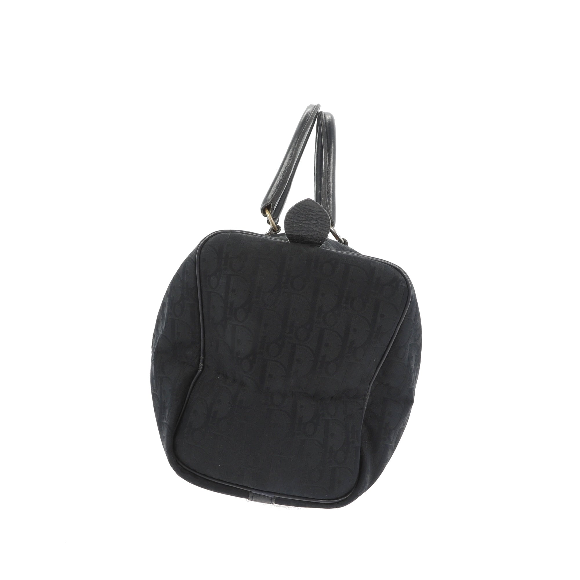 CHRISTIAN DIOR Bowling Handbag in Blue Fabric