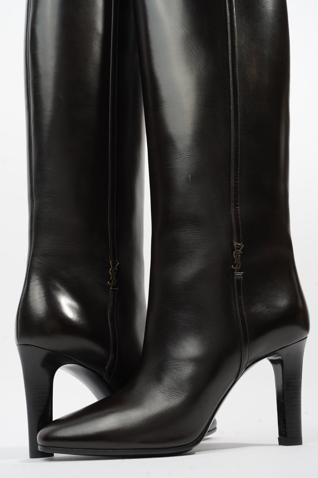 Saint Laurent Boots 110 Black Leather EU 38.5 UK 5.5