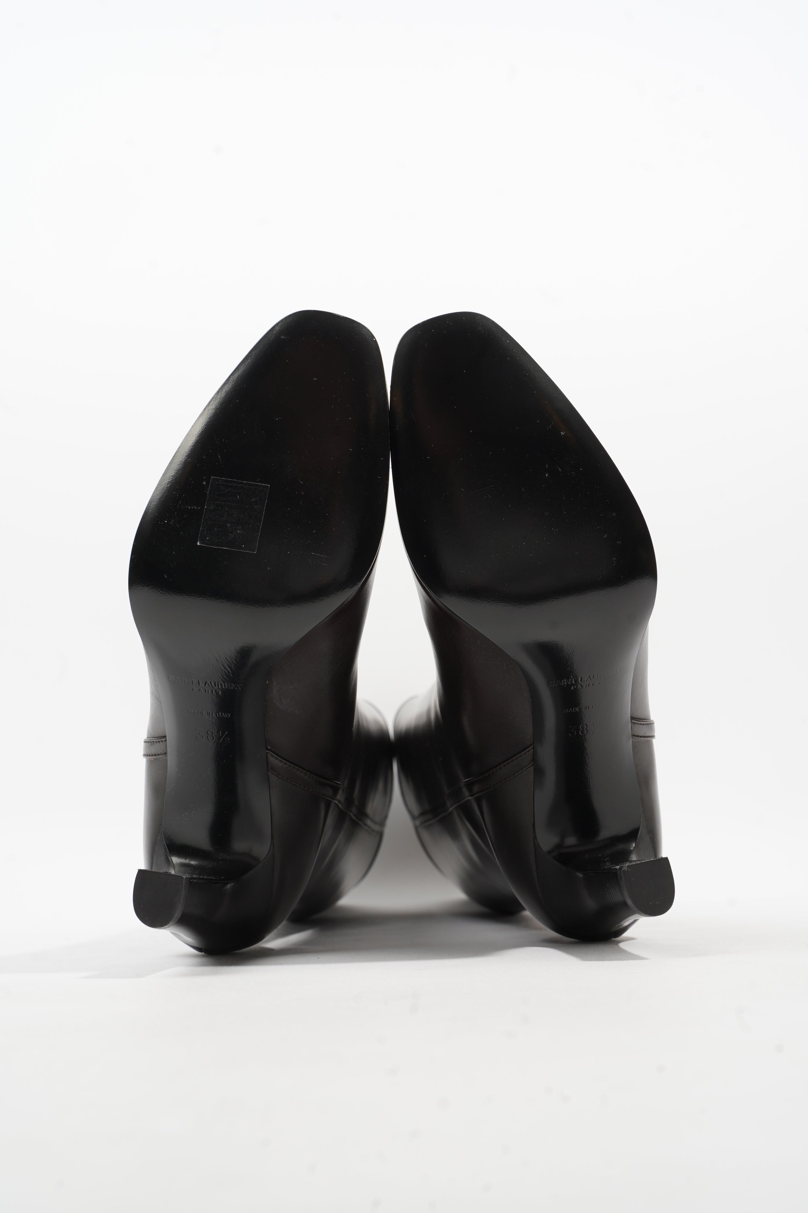 Saint Laurent Boots 110 Black Leather EU 38.5 UK 5.5