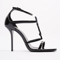 Saint Laurent Cassandra Black Patent Leather EU 36 UK 3