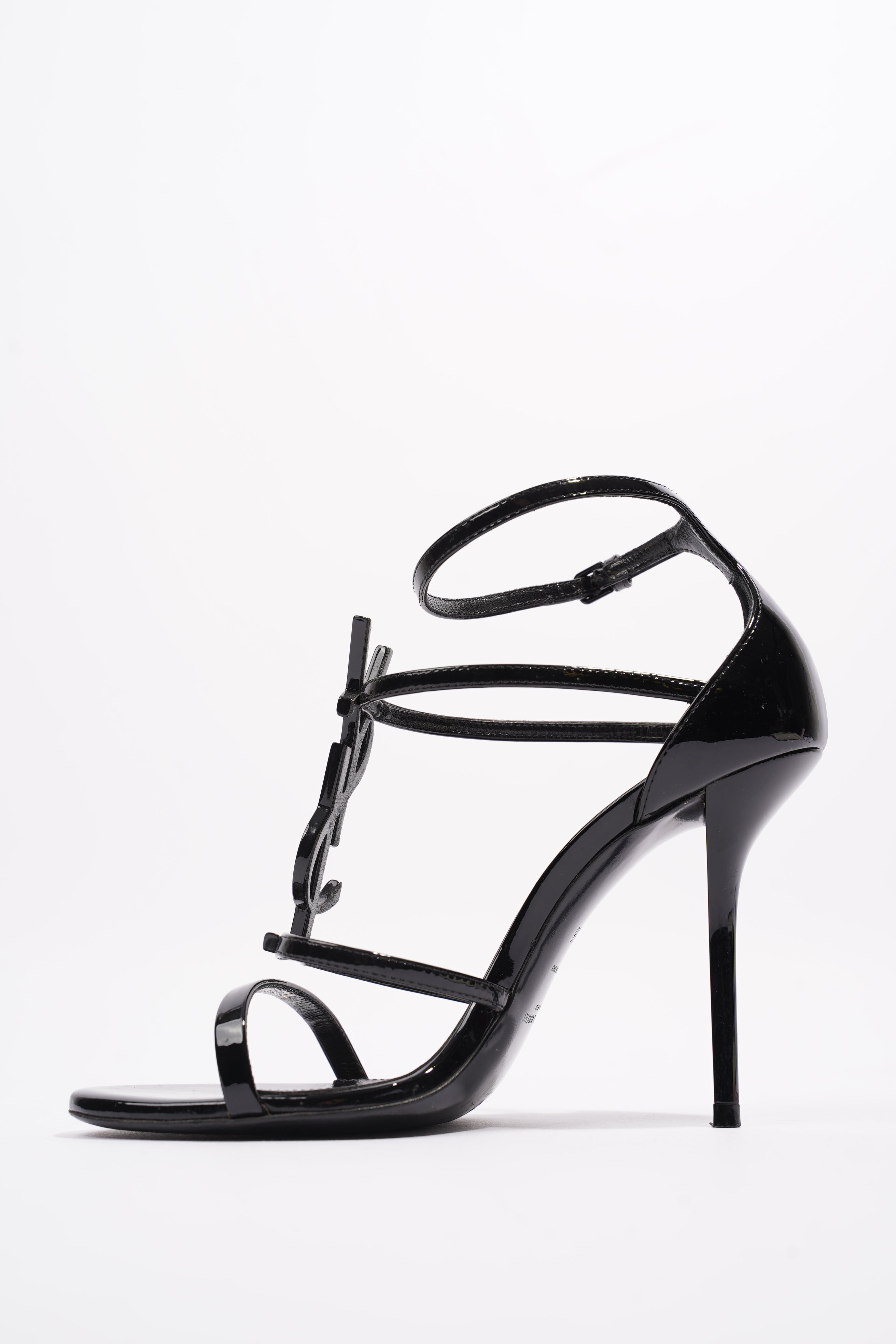 Saint Laurent Cassandra Black Patent Leather EU 36 UK 3