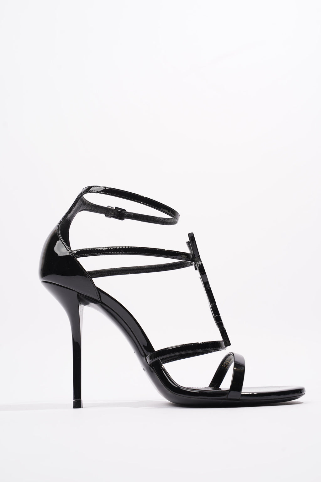 Saint Laurent Cassandra Black Patent Leather EU 36 UK 3