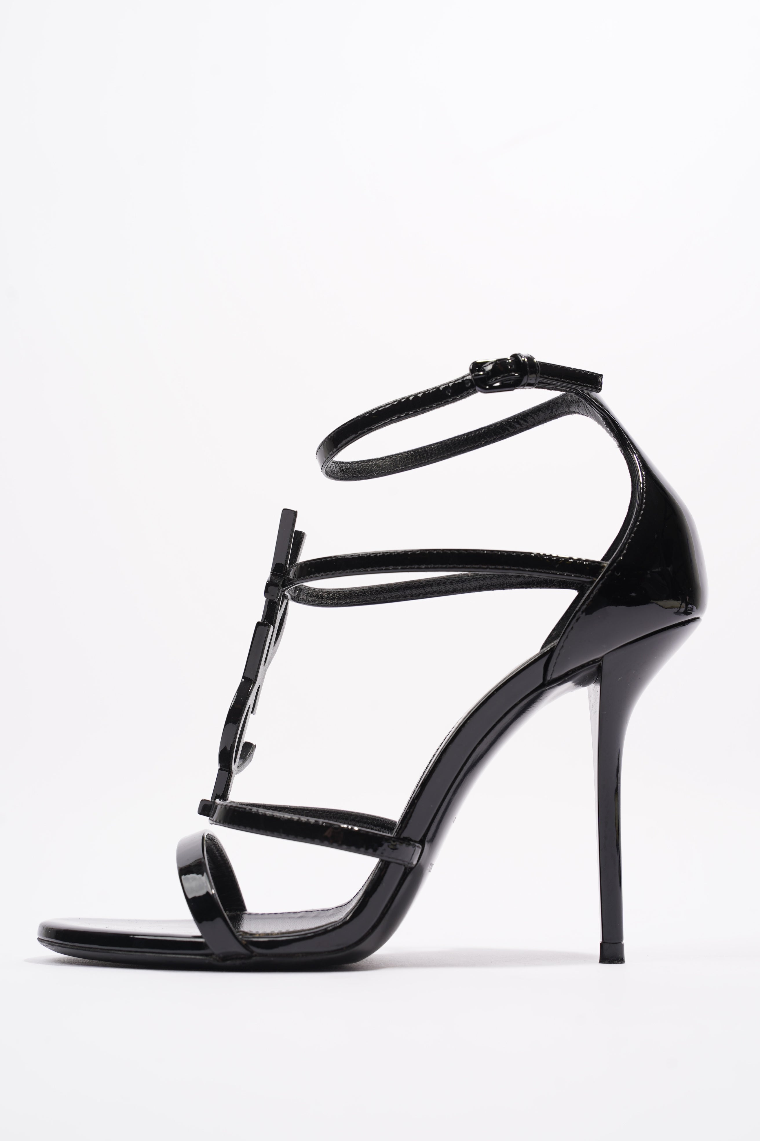 Saint Laurent Cassandra Black Patent Leather EU 36 UK 3
