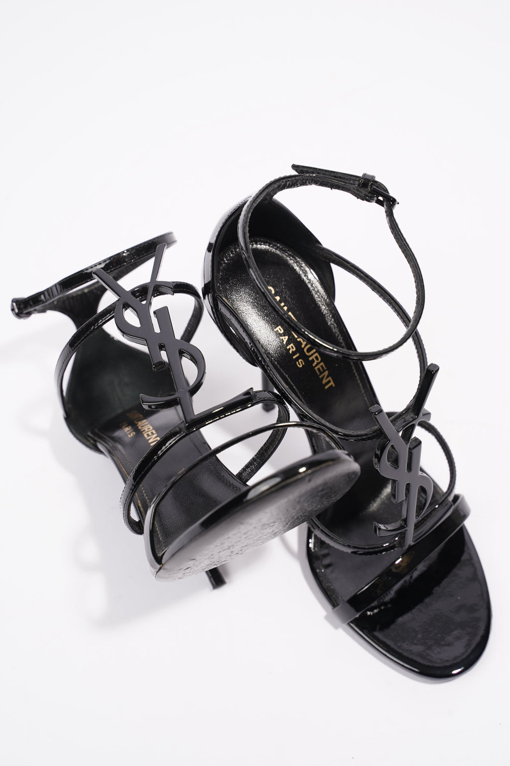 Saint Laurent Cassandra Black Patent Leather EU 36 UK 3