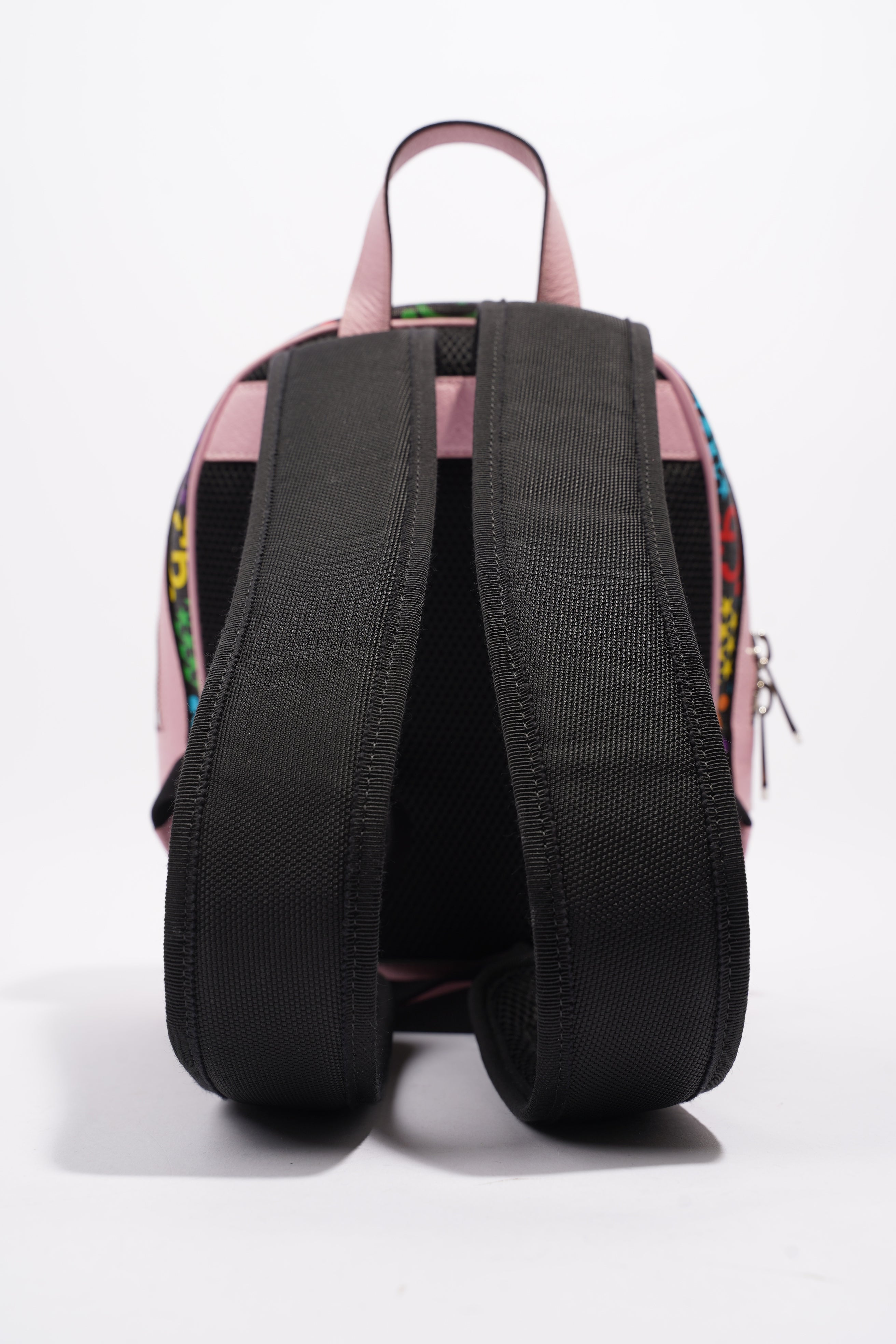 Gucci GG Supreme Psychedelic Backpack Black / Pink / Blue Small