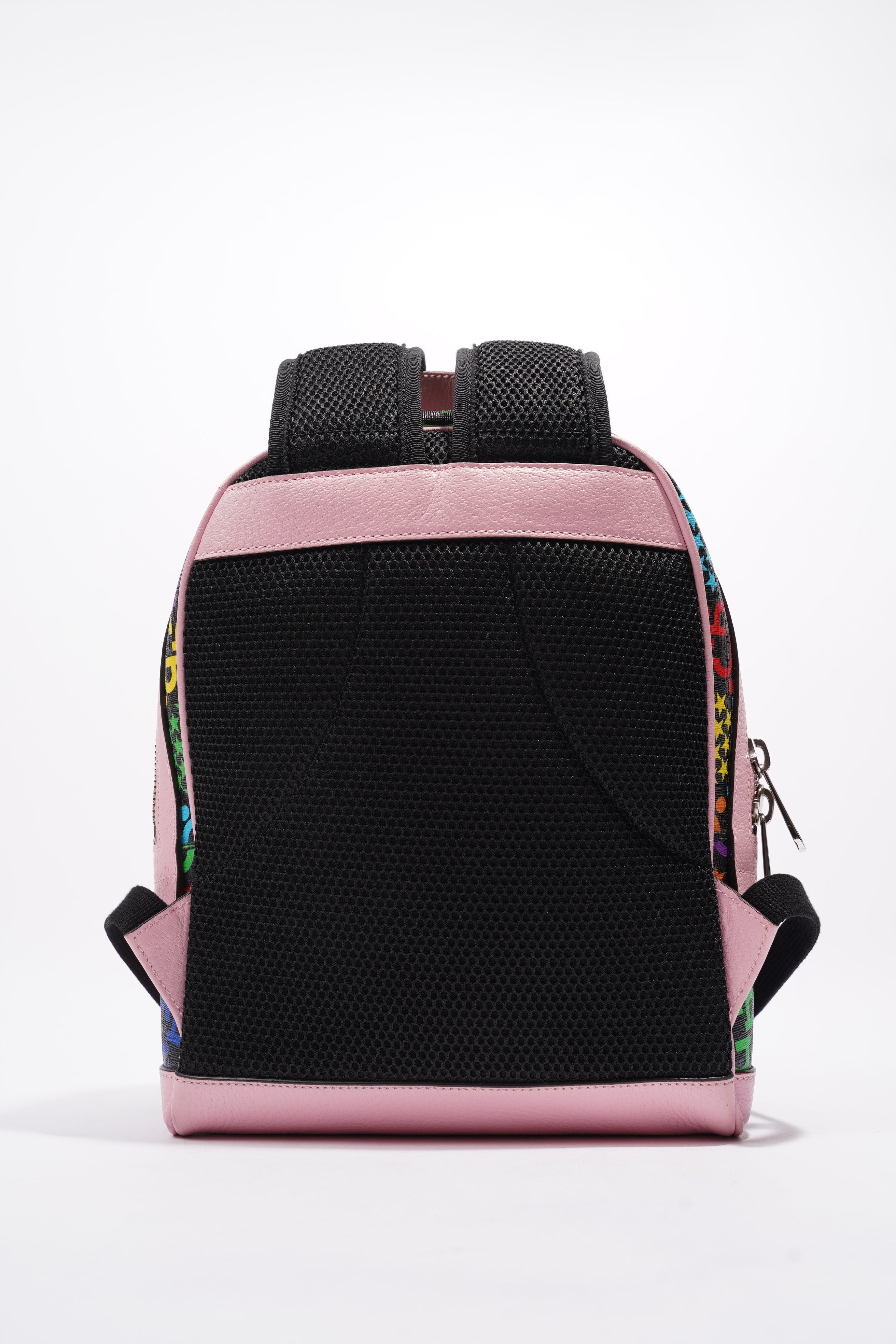 Gucci GG Supreme Psychedelic Backpack Black / Pink / Blue Small