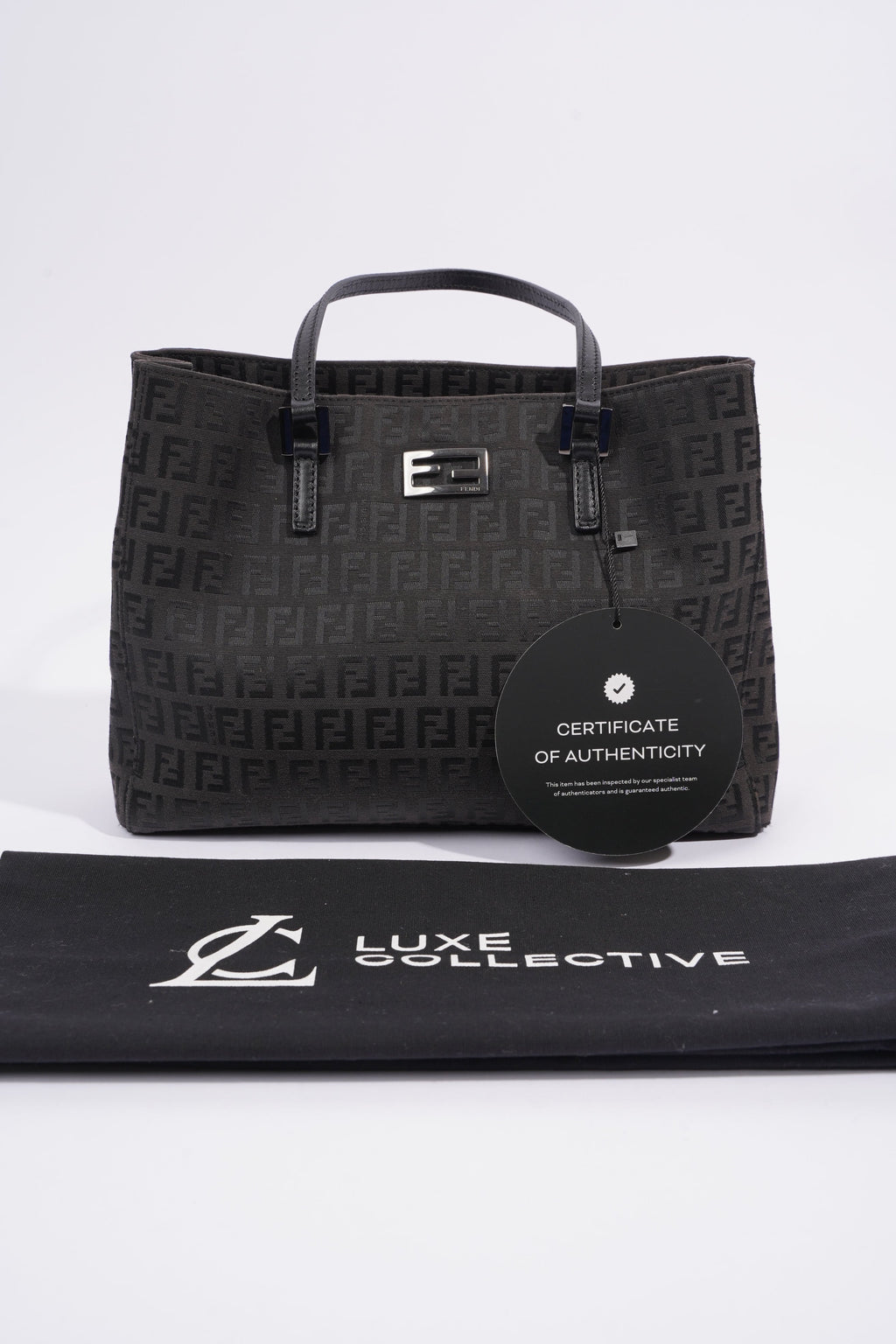 Fendi Tote Brown Canvas