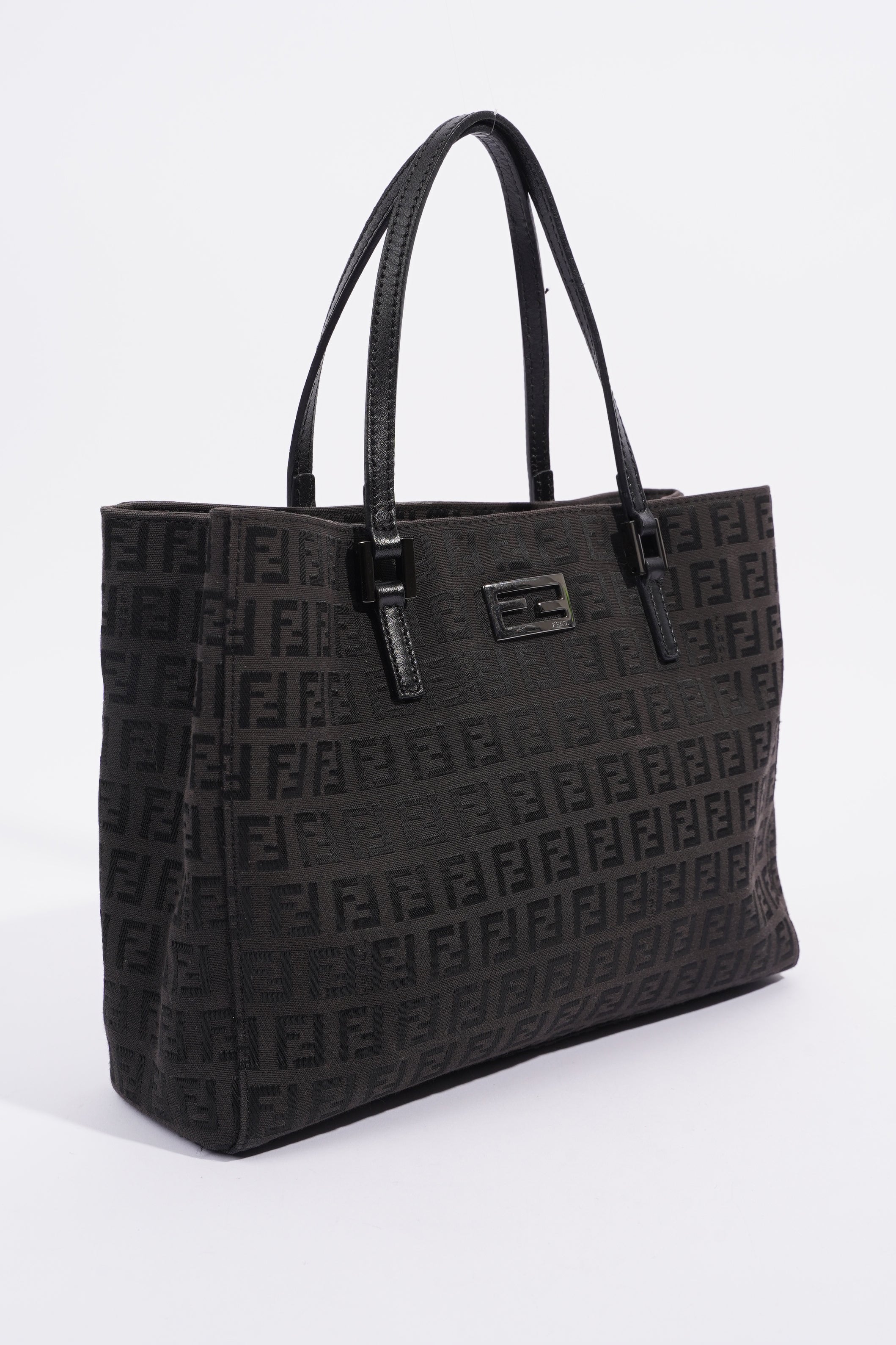 Fendi Tote Brown Canvas