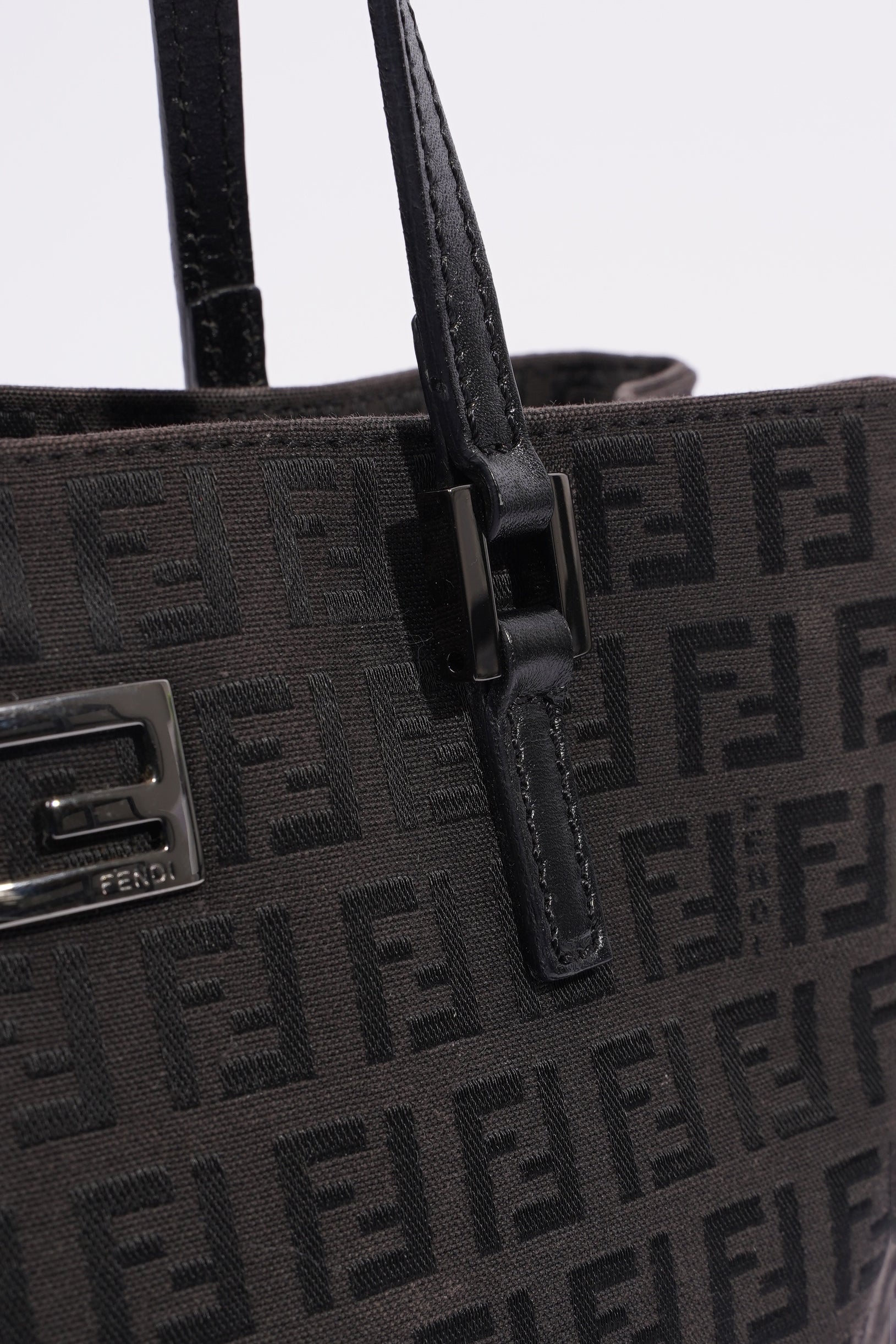 Fendi Tote Brown Canvas