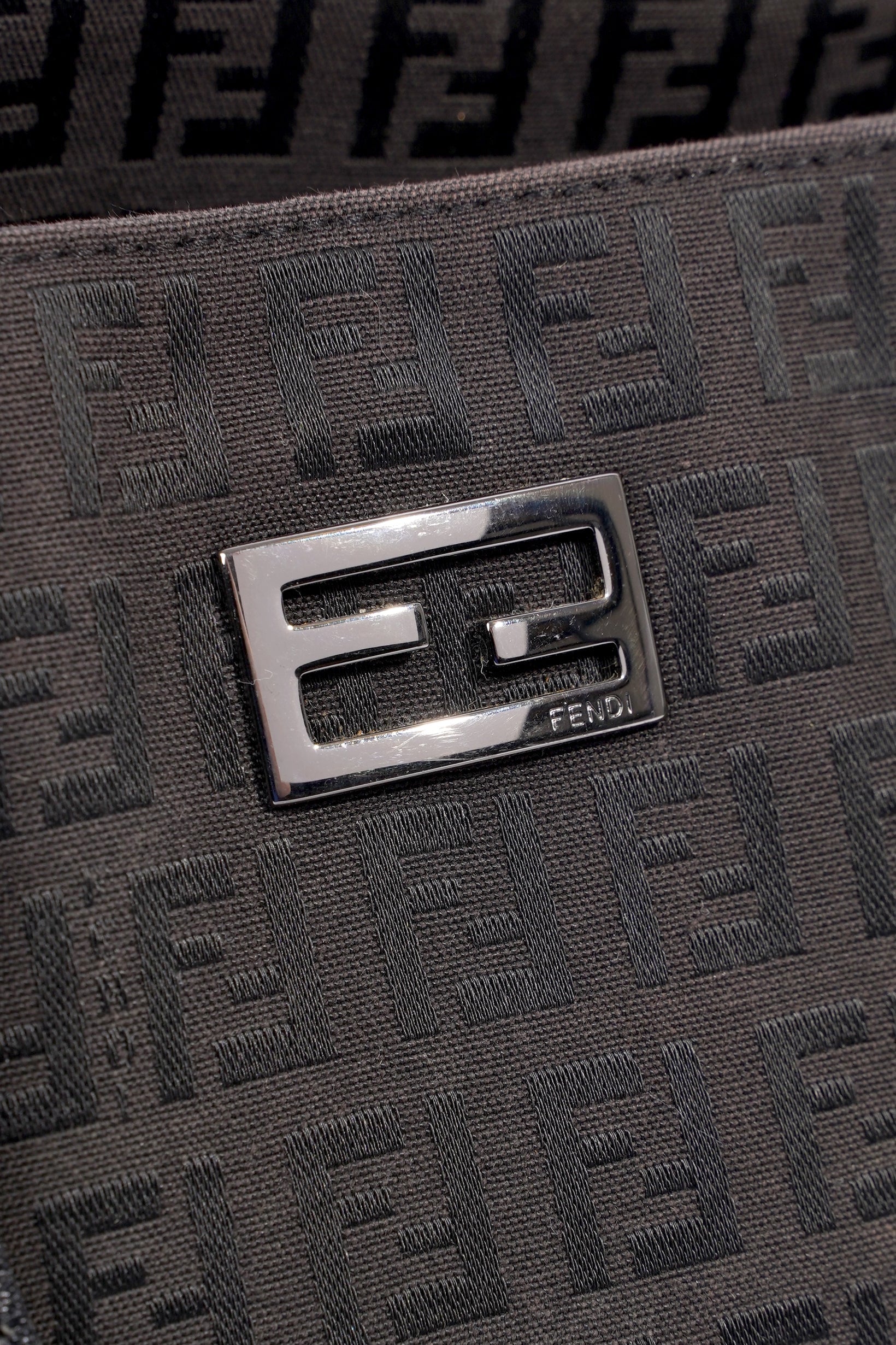 Fendi Tote Brown Canvas