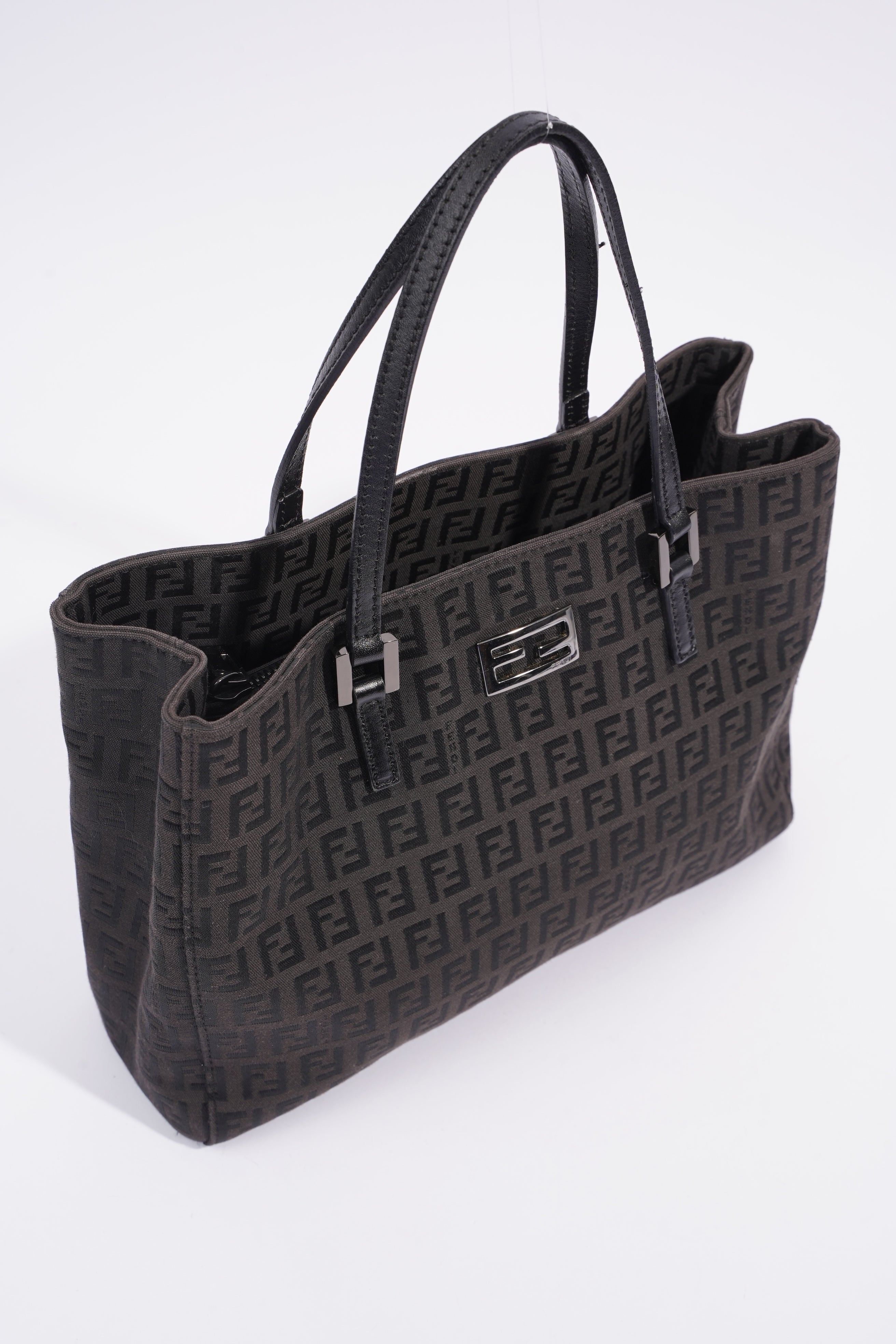 Fendi Tote Brown Canvas