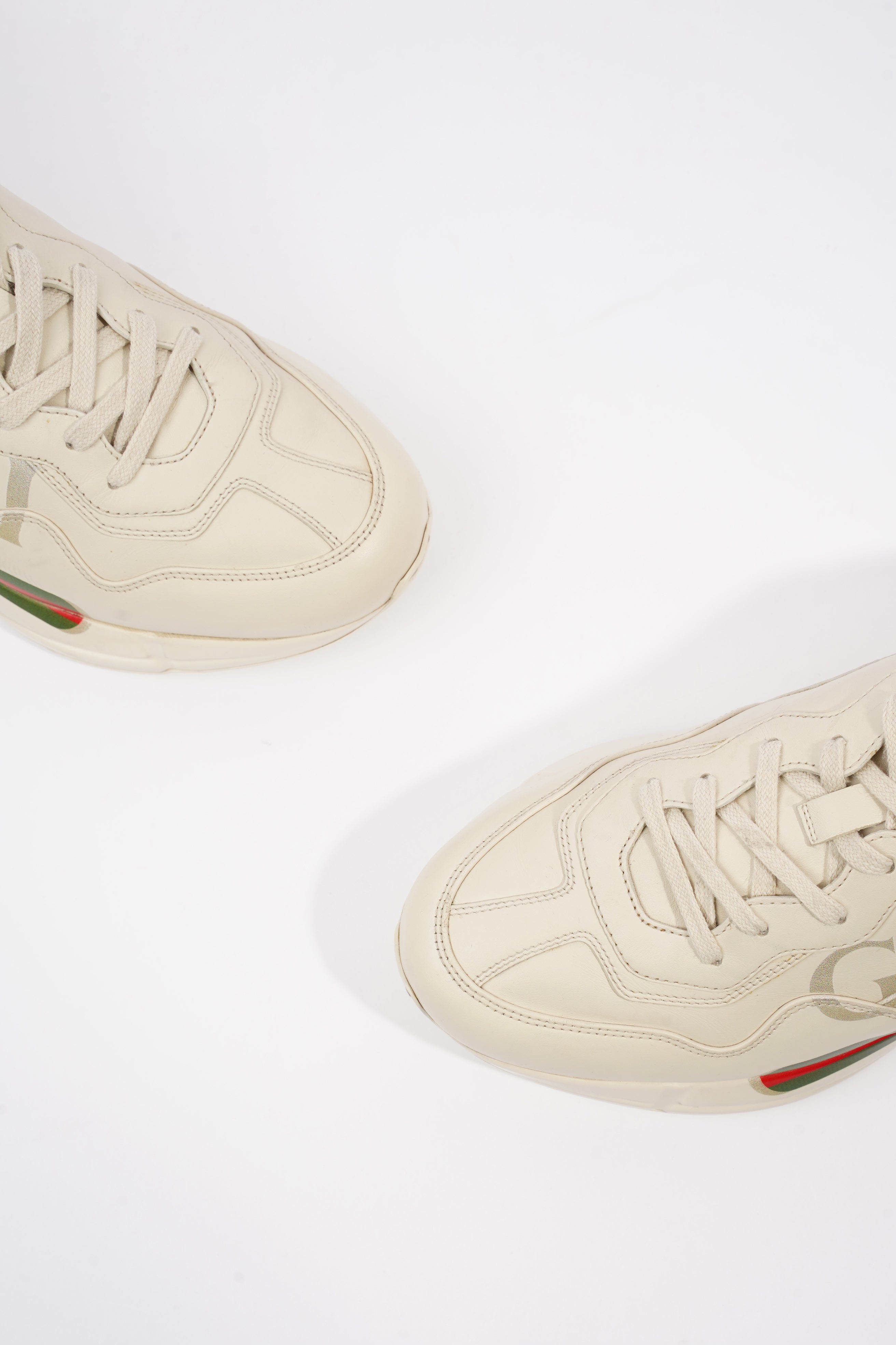 Gucci Rhyton Ivory Leather EU 43 UK 9