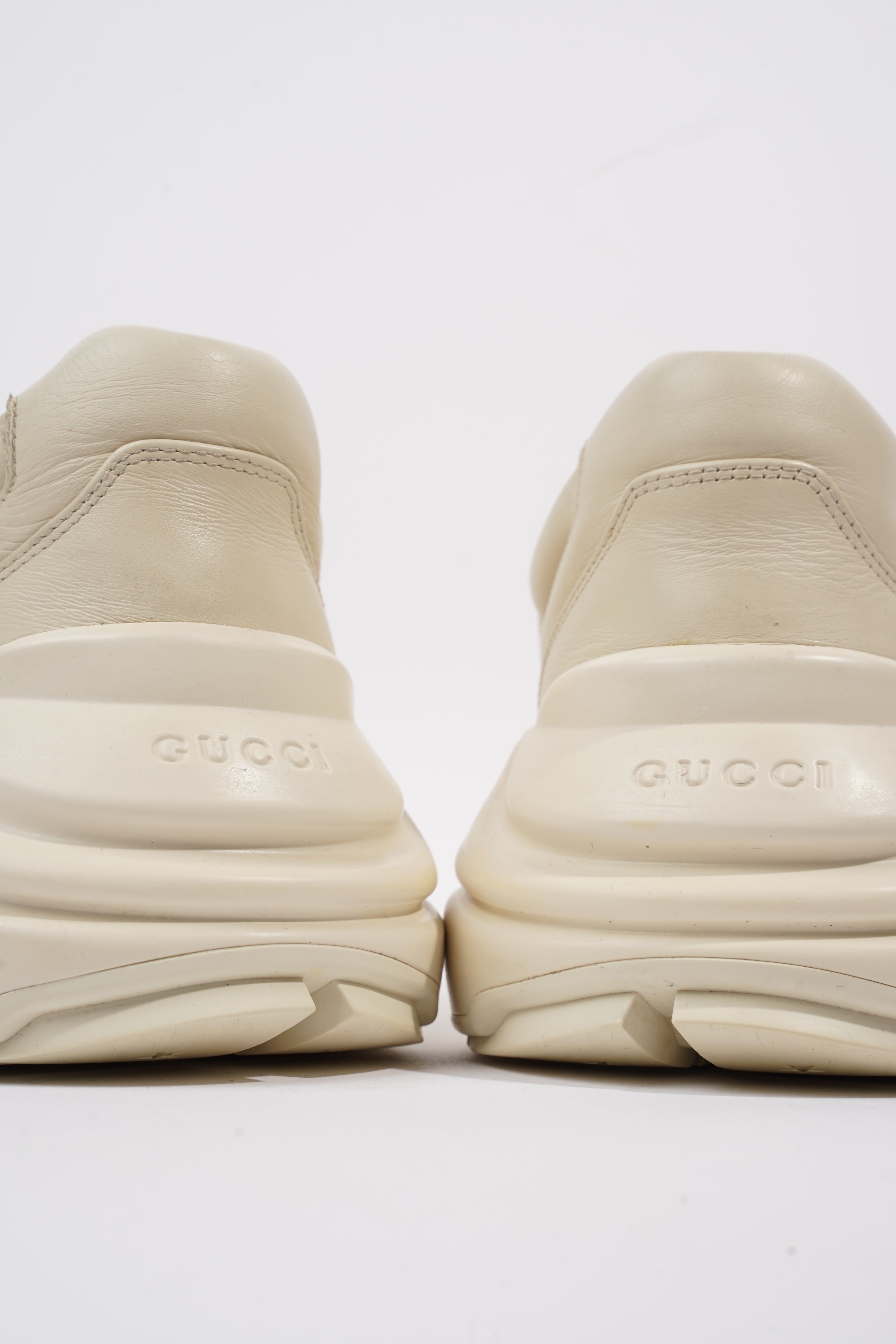 Gucci Rhyton Ivory Leather EU 43 UK 9