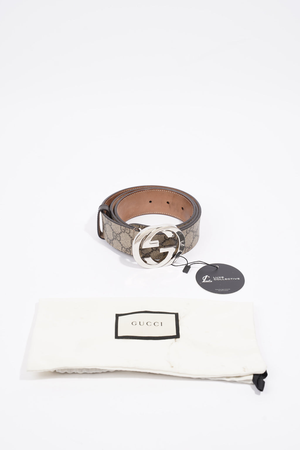 Gucci GG Belt GG Supreme Coated Canvas 95cm 38"